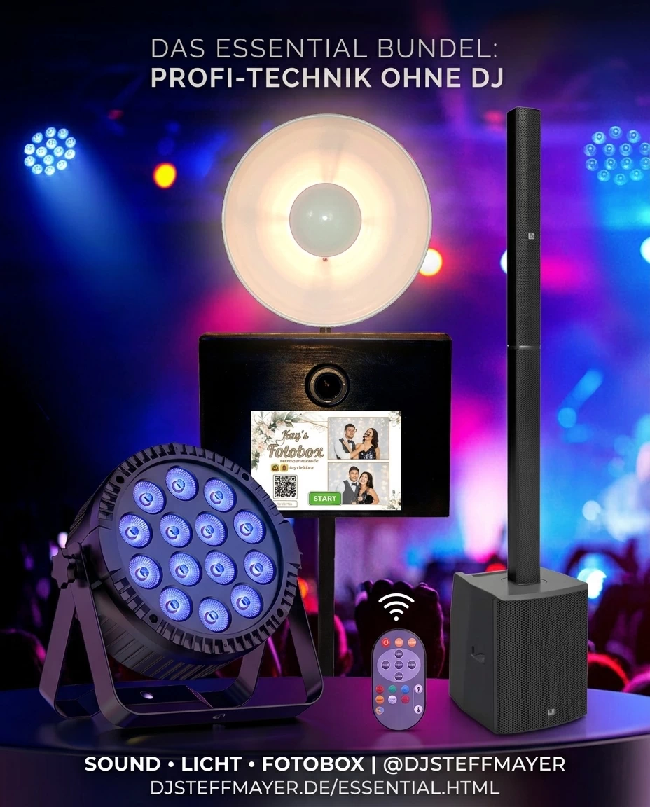 Fotobox buchen & Sound & Licht-Paket sichern! 🎶 Image